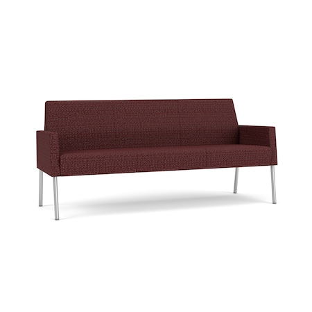 Lesro Mystic Lounge Reception Sofa, Silver, RF Nebbiolo Upholstery ML1601